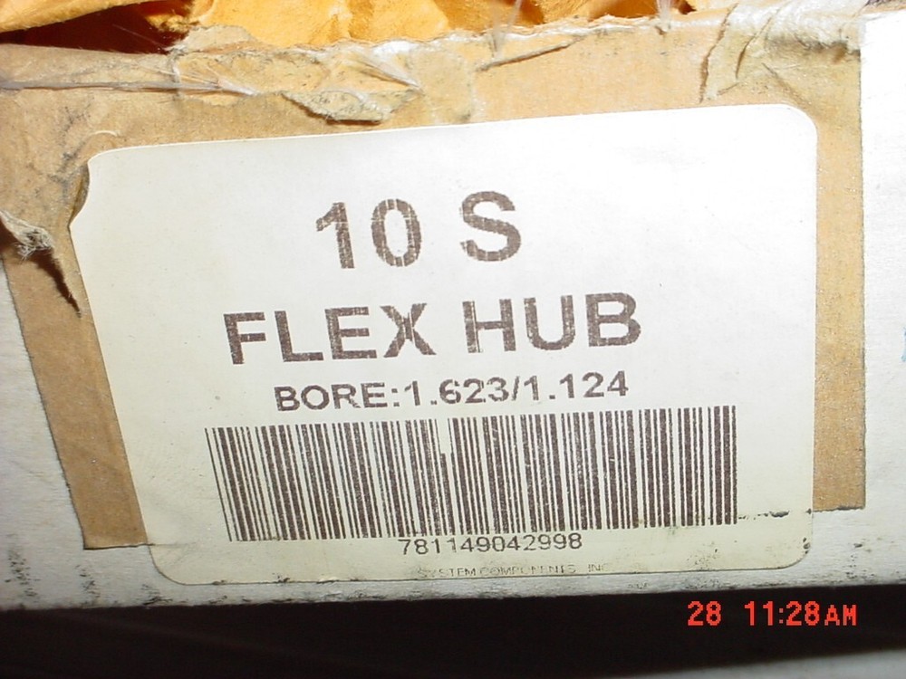 System Components Gear Coupling 10S Flex-Hub New