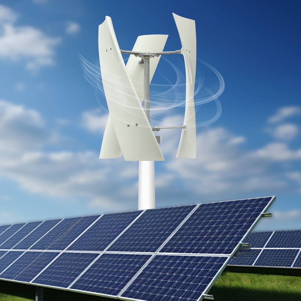 100W Vertical Axis Wind Turbine Generator - Efficient 12V Clean Energy Solution