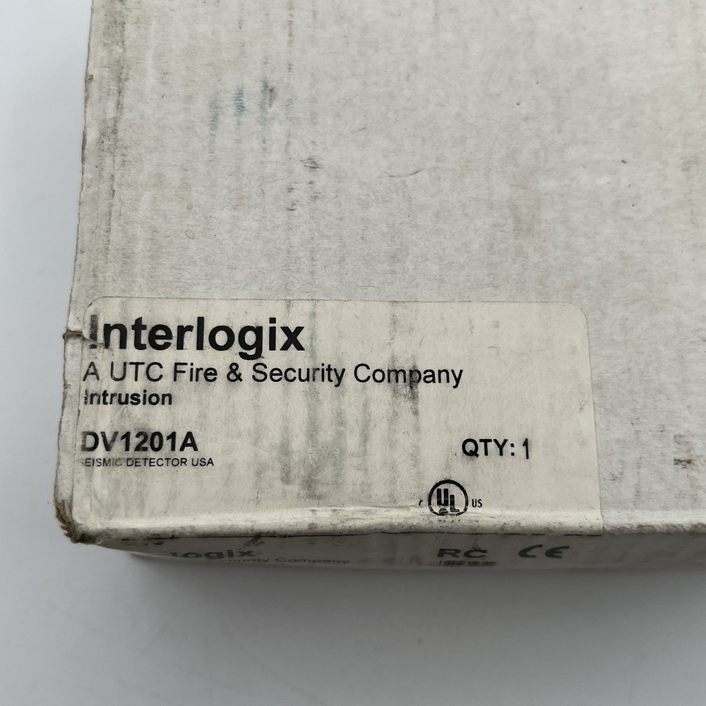 NEW!! GE Interlogix UTC Fire And Security Seismic Vibration Detector - DV1201A