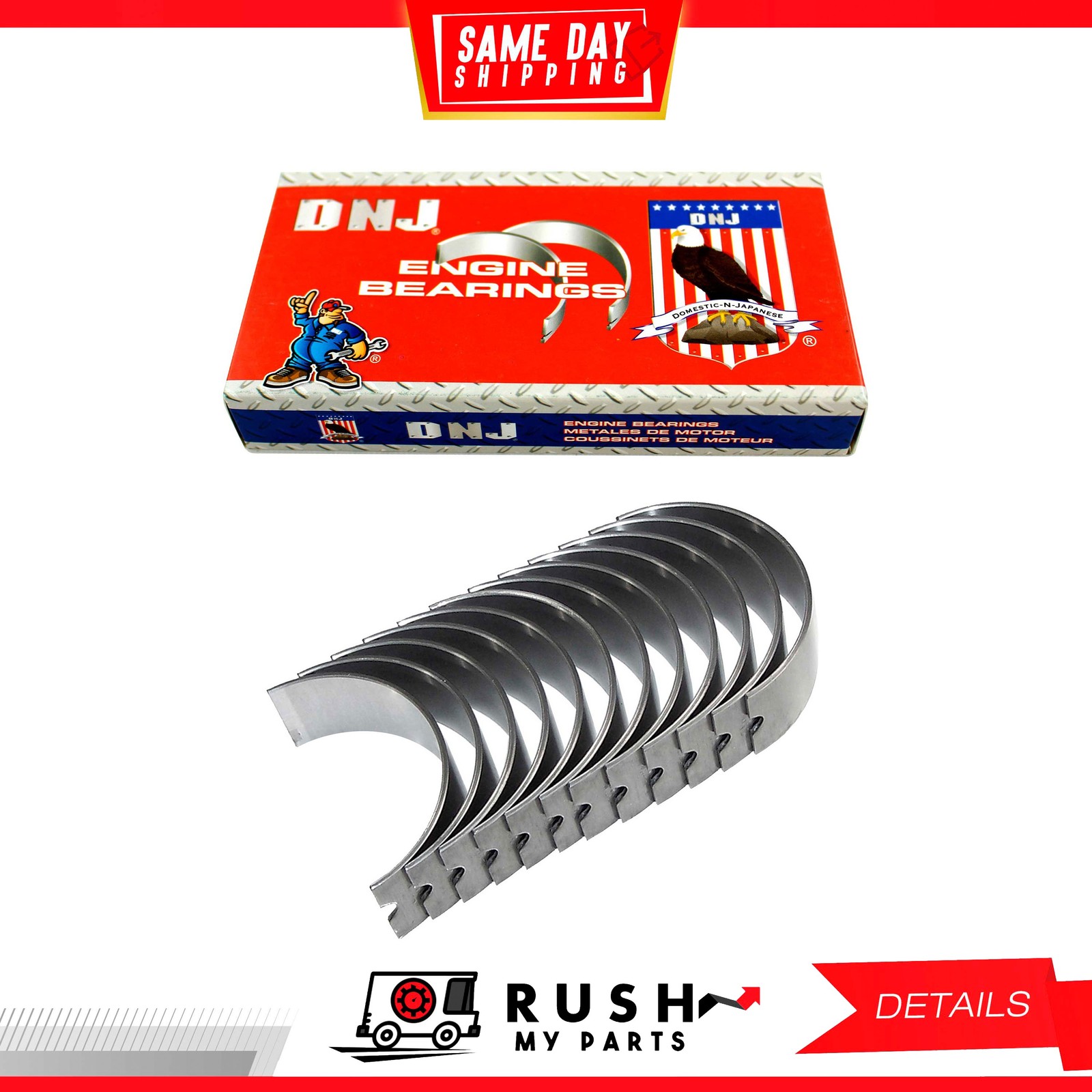 81-06 Rod Bearings Set Std Size For Jeep 4.0L-4.2L L6 OHV 12v DNJ RB1123