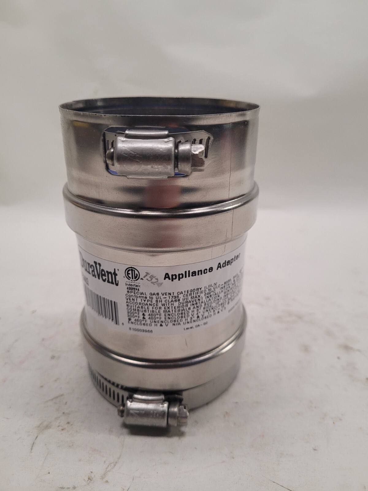 DuraVent FSAAU3 3" FasNSeal Universal Appliance Adapter