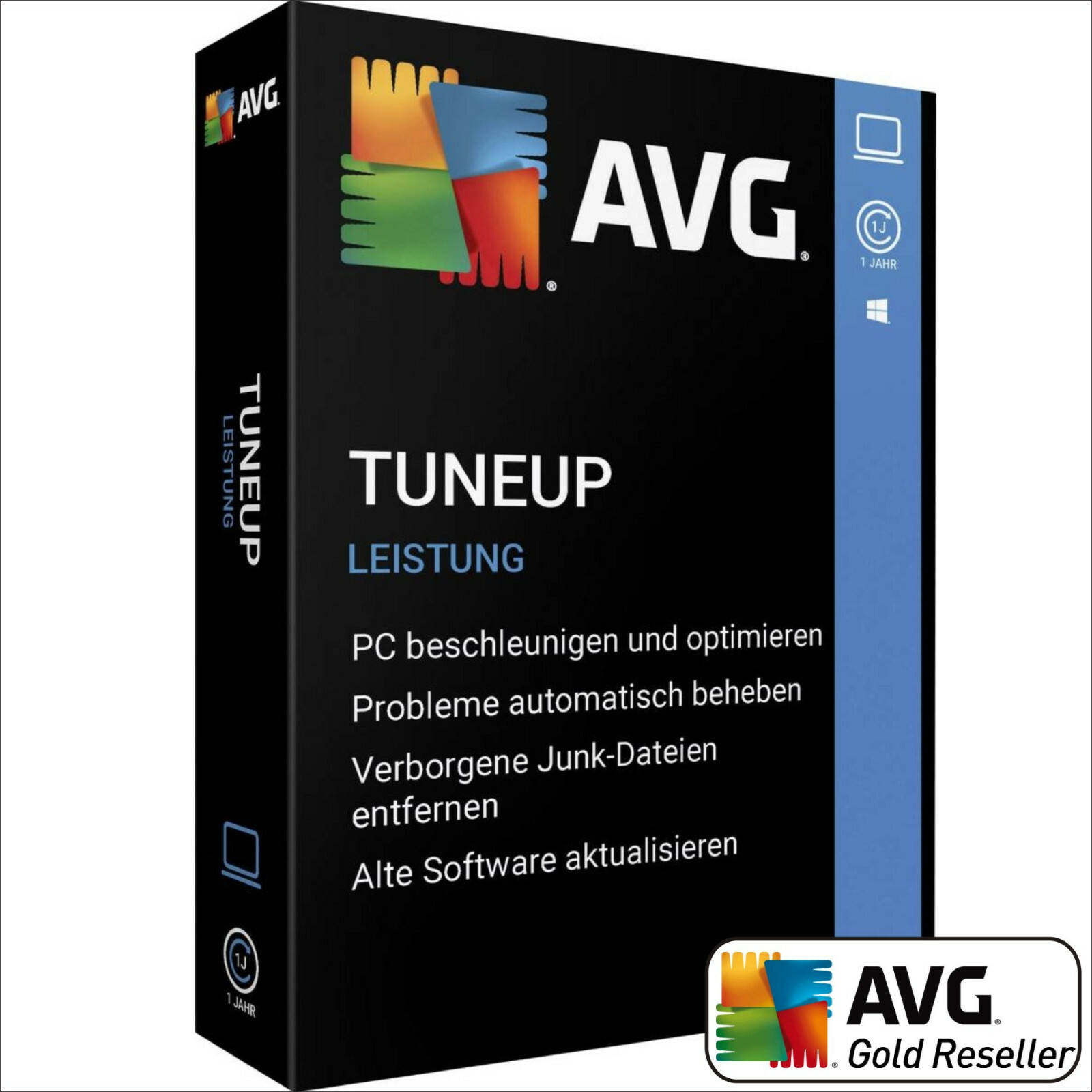 AVG PC TuneUp 2024 1 PC 1Jahr / TuneUp Utilities | Vollversion/Upgrade | UE DE