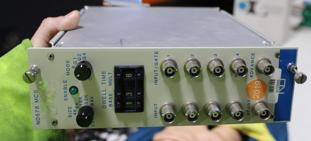 Nuclear Data ND578 MCS AIM Multi-Channel Scaler Module NIM BIN