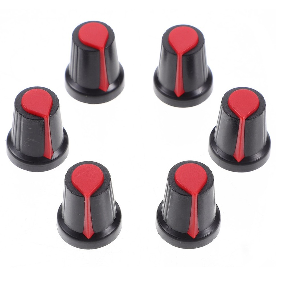 50 Pcs Volume Tone Control Knobs Caps Electric Guitar Replacement Potentiometer