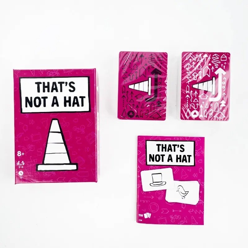 That'S Not a Hat - Fun Bluffing & Memory Party Game for All Ages Components