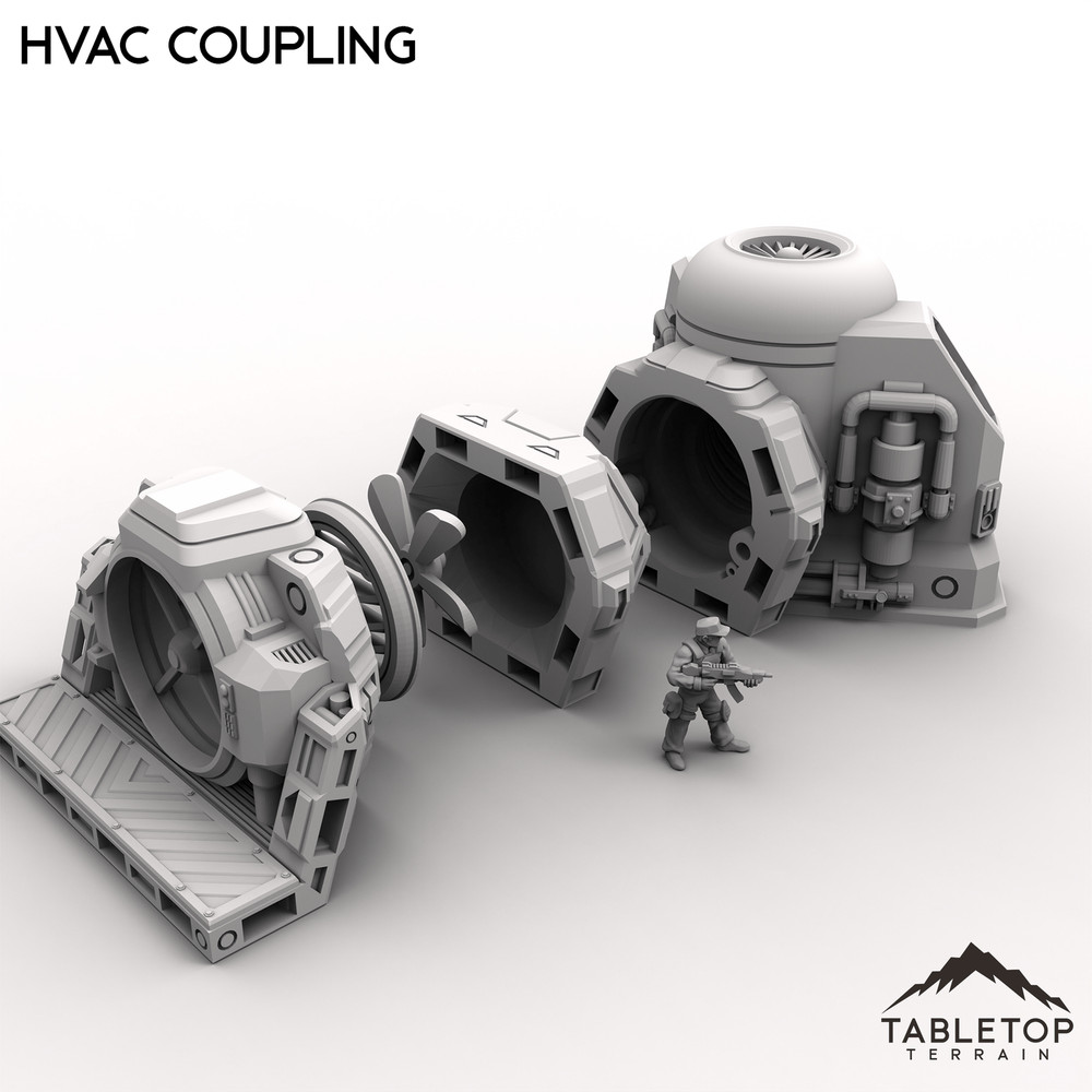 HVAC Coupling - Grimdark Gothic Wargaming Tabletop