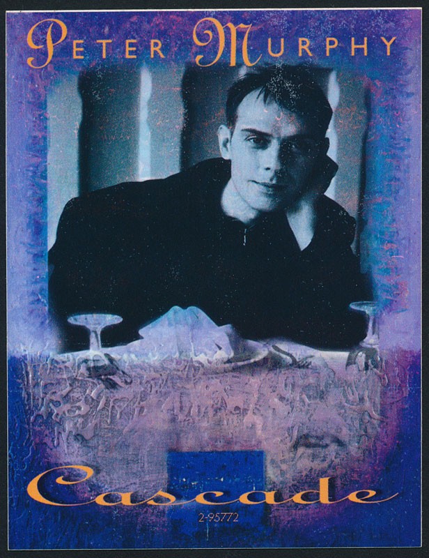 Rare Original Peter Murphy Cascade lp 1995 Wild Birds Tour Pass Sticker Bauhaus