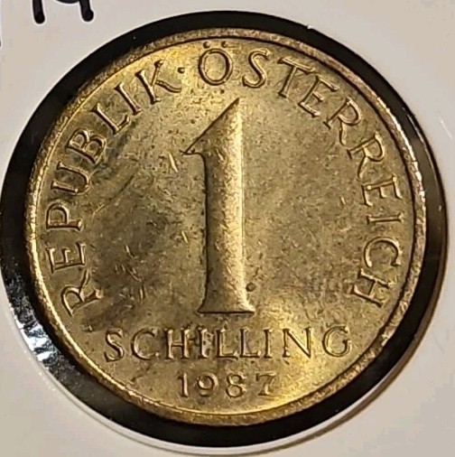 1987 Austria 1 Schilling