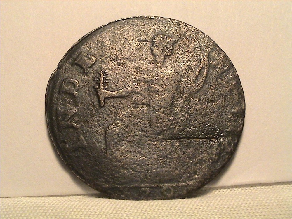 1786- Connecticut Draped Bust Left Copper Colonial