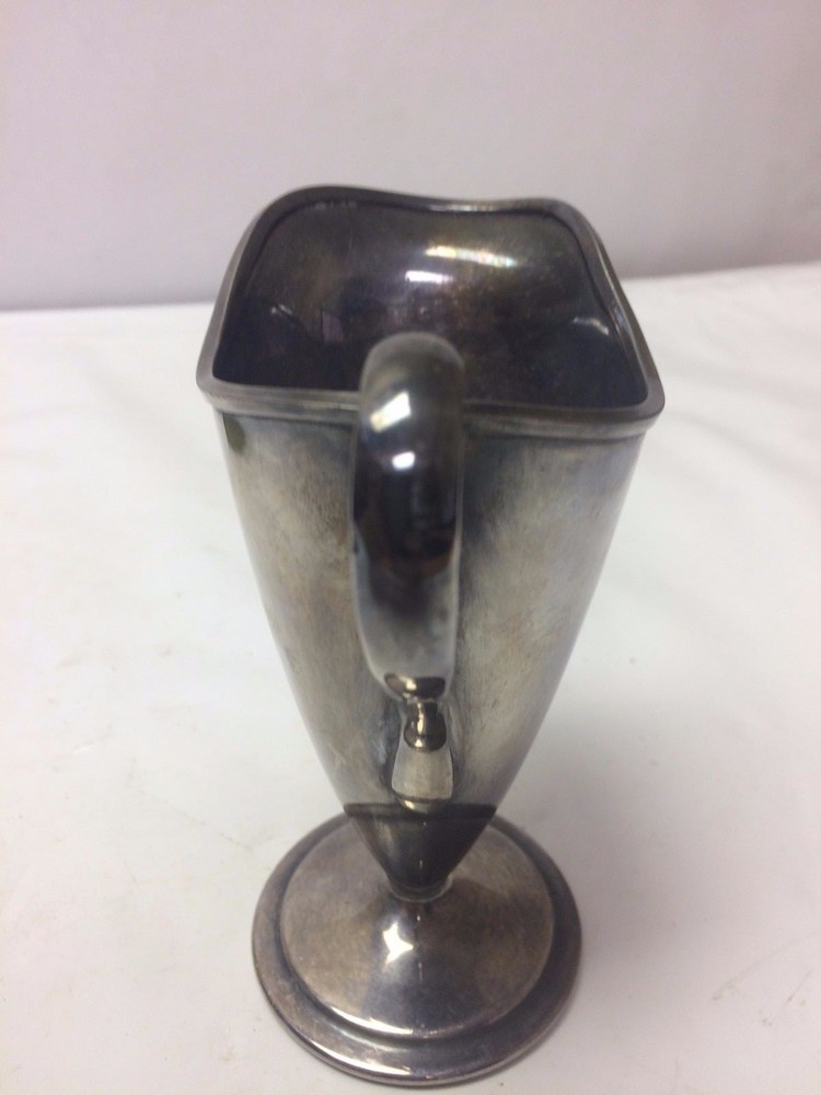 Quadruple Silverplate Handled Creamer Pitcher