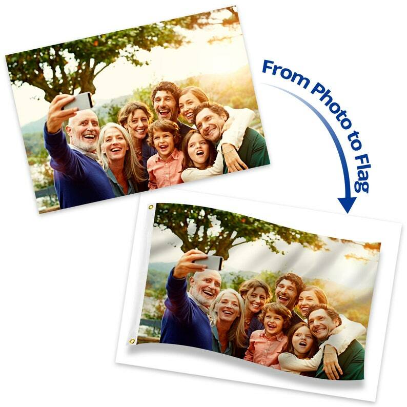 Anley Custom Flag Personalized Flags Banners - Print Your Own Logo Image Text