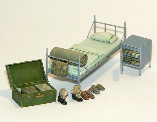 Plus Model #395 1/35 Barrack Equipment