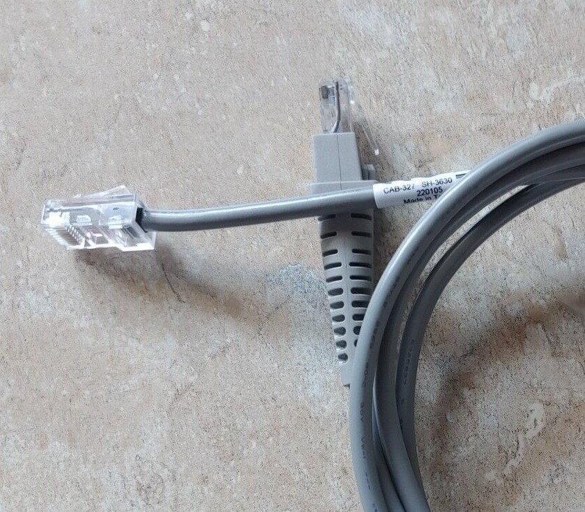 Datalogic Scanner Cable For Verifone Ruby 2, CI, C18 Topaz, XL COM8 RJ50 to RJ45