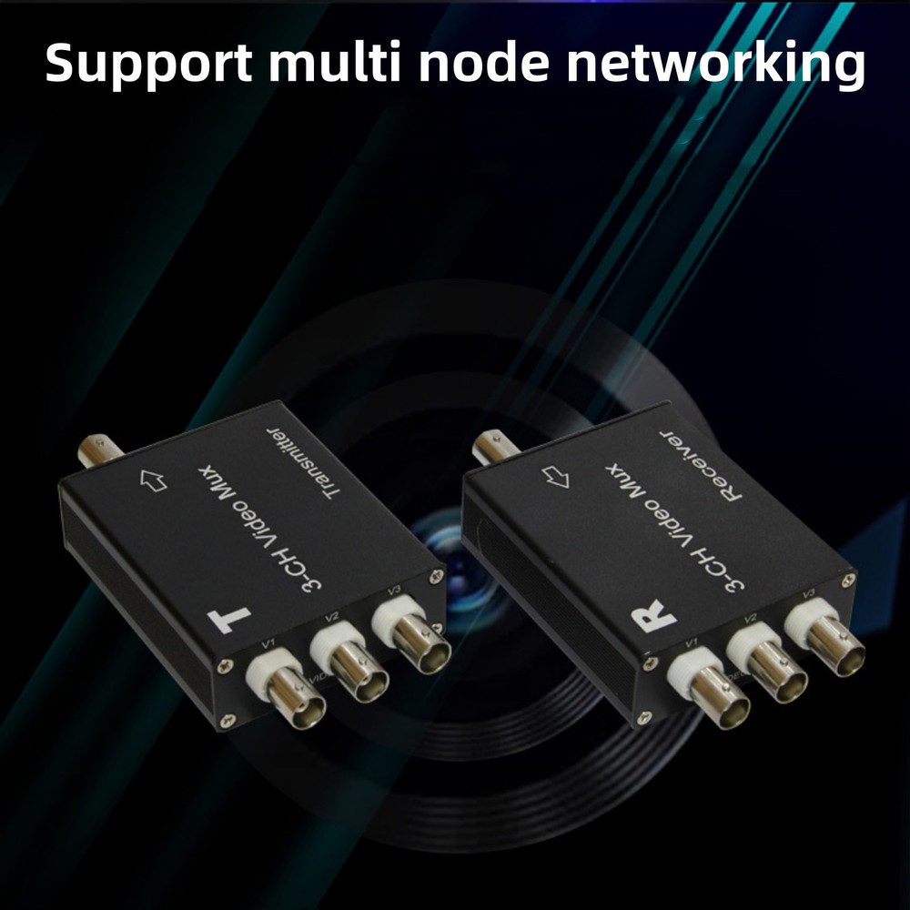 3CH Analog Camera Receiver&Transmitter Video Multiplexer Home Camera Accessories