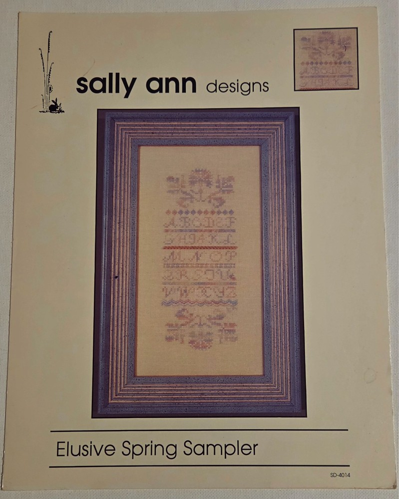 Elusive Spring SAMPLER Cross Stitch PATTERN Chart