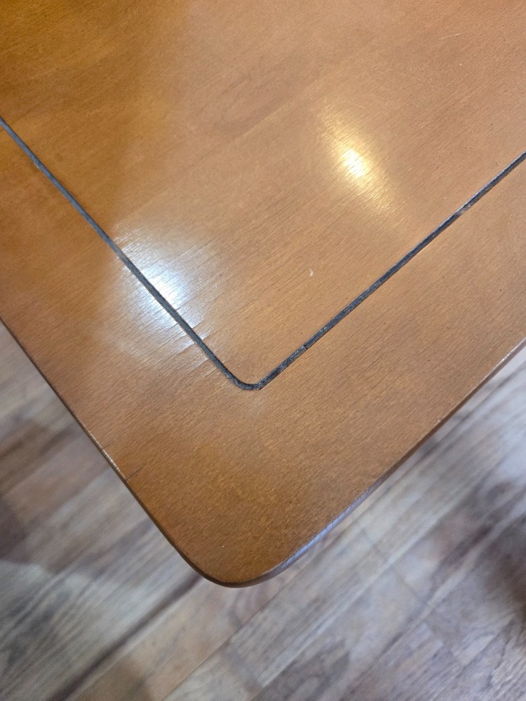 Mid century modern two-tier corner table table