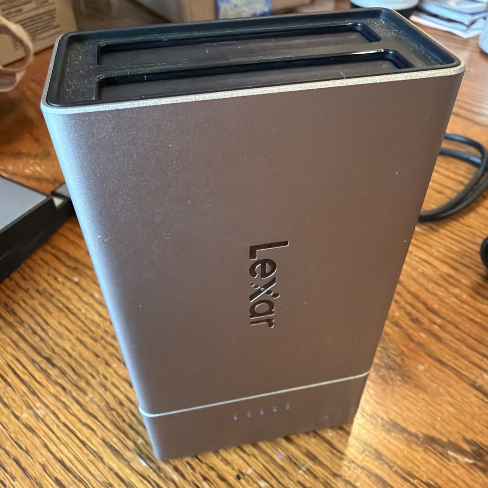 Lexar Professional Workflow Go Docking Station, w/ 2TB SSD, CFxExpress/SD Reader