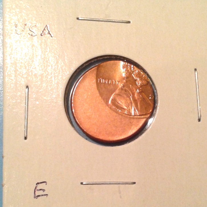 United States 1 Cent Error coin.