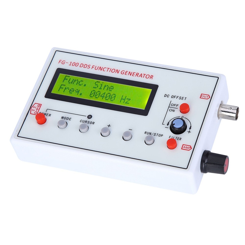 FG‑100 DDS Function Generator Sine Frequency 1HZ‑500KHz Counter Signal