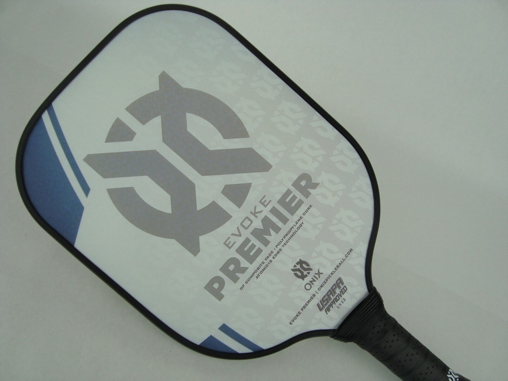 Onix Evoke Premier Pickleball Paddle Lucy Kovalova Matt Wright Heavy Weight Blue
