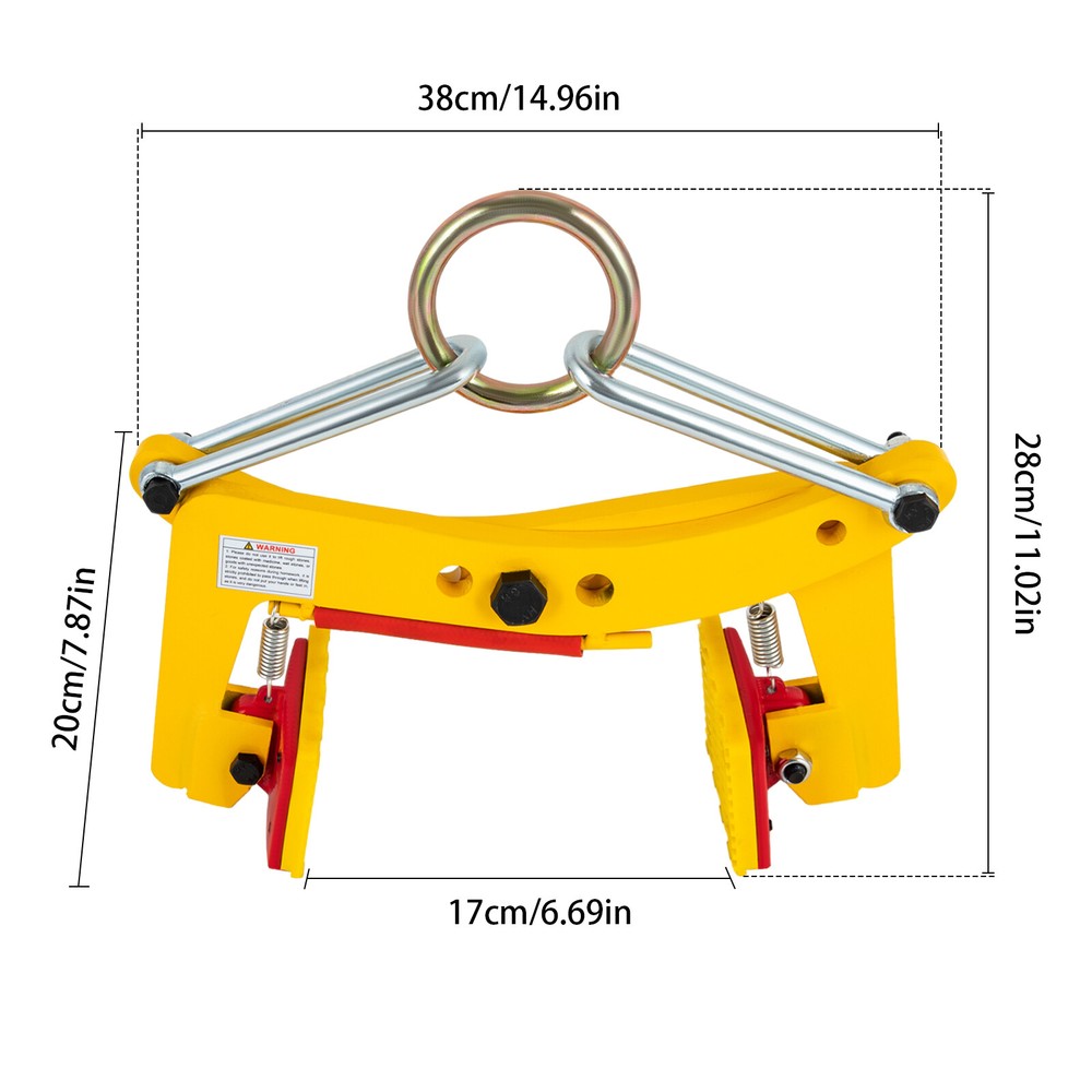 Ring Lifting Clamps Fits lifting & Installing Concrete Blocks &Stone Carrying US