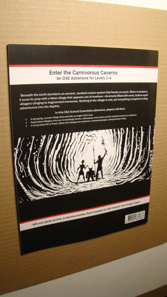 MODULE - THE CARNIVOROUS CAVERNS *NM/MT 9.8* DUNGEONS DRAGONS