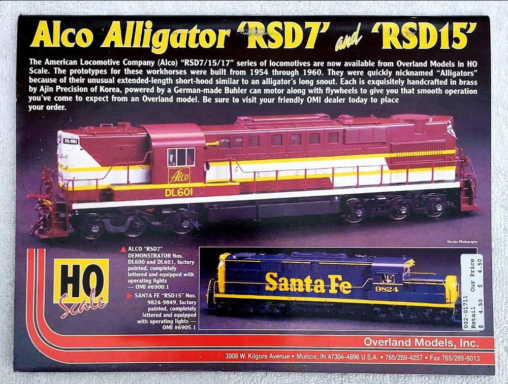 MAINLINE MODELER Magazine Trains November 1997 EUC