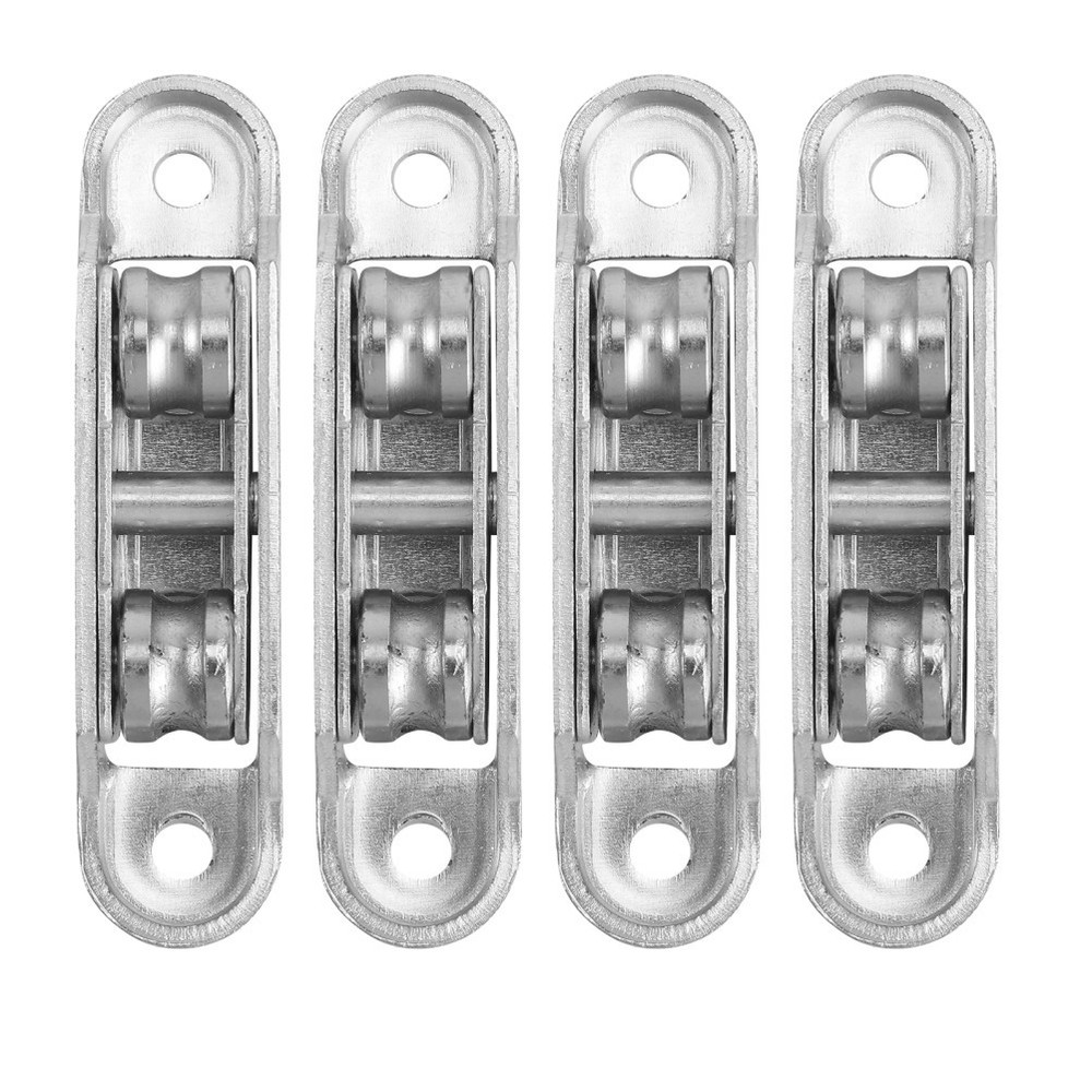 4 Pcs Door Roller Wheel Cabinet Sliding Wheels Push-pull Window Pulley