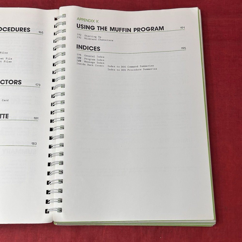 The DOS Manual Apple II Disk Operating System VTG 1980 Reference Manual Book