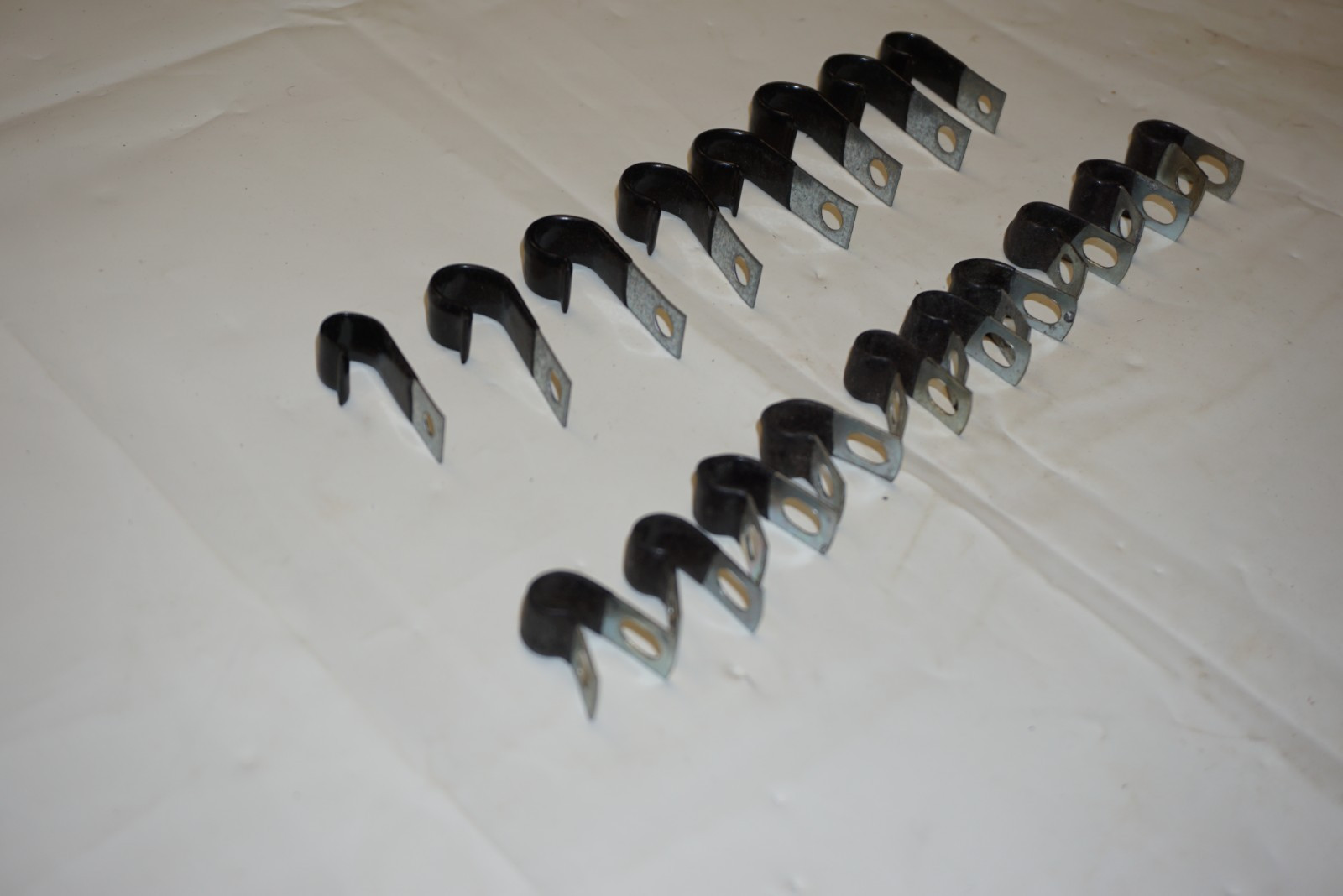 63 64 65 66 67 C2 Corvette Metal Wire Harness J Clips & Fuel Line Clips