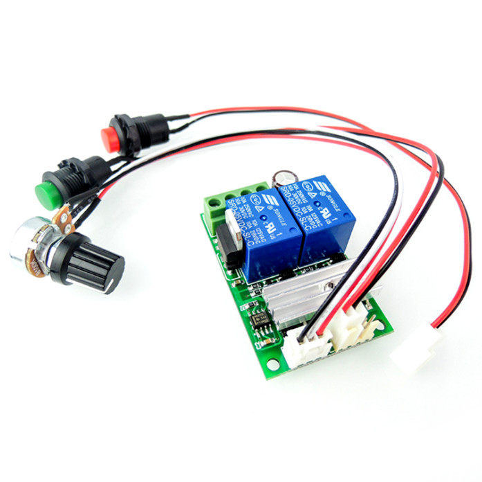 PWM DC Motor Governor 6V 12V 24V Positive and Reverse Switch Motor Controller