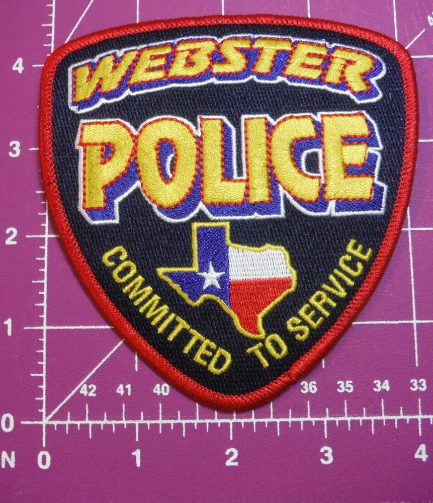 Webster Texas Police patch-new (Bulk B)