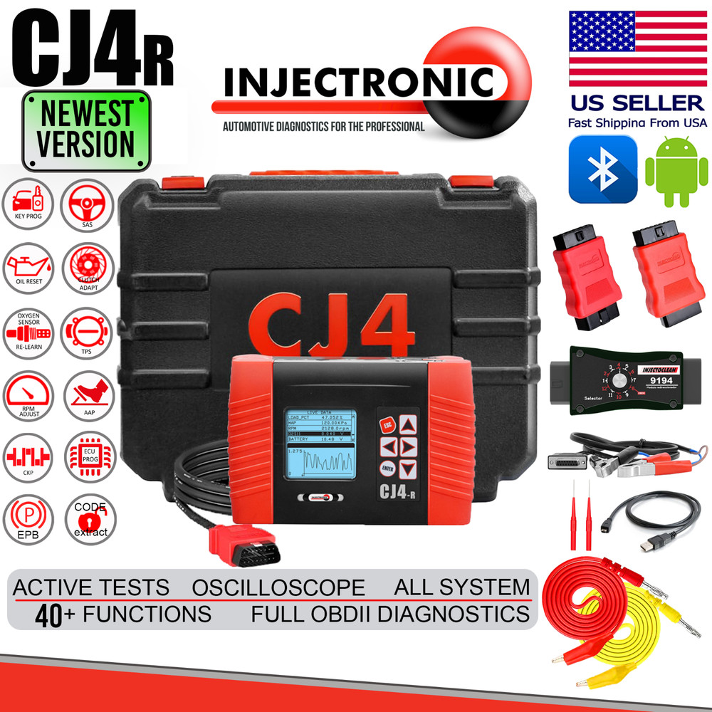 INJECTRONIC CJ4R OBD2 All System Diagnostics Oscilloscope  40+ service functions