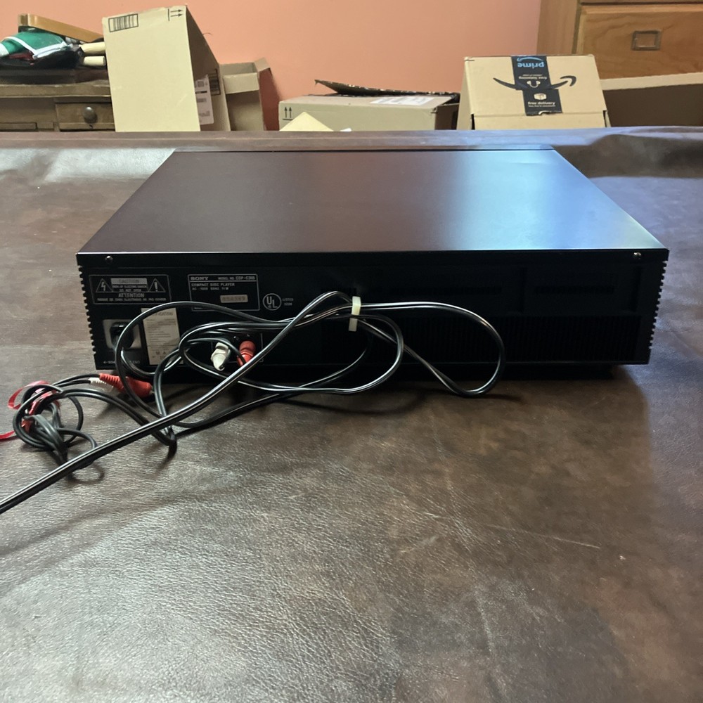 SONY CDP-C305 Carousel 5 Disc CD Player TESTED WORKING