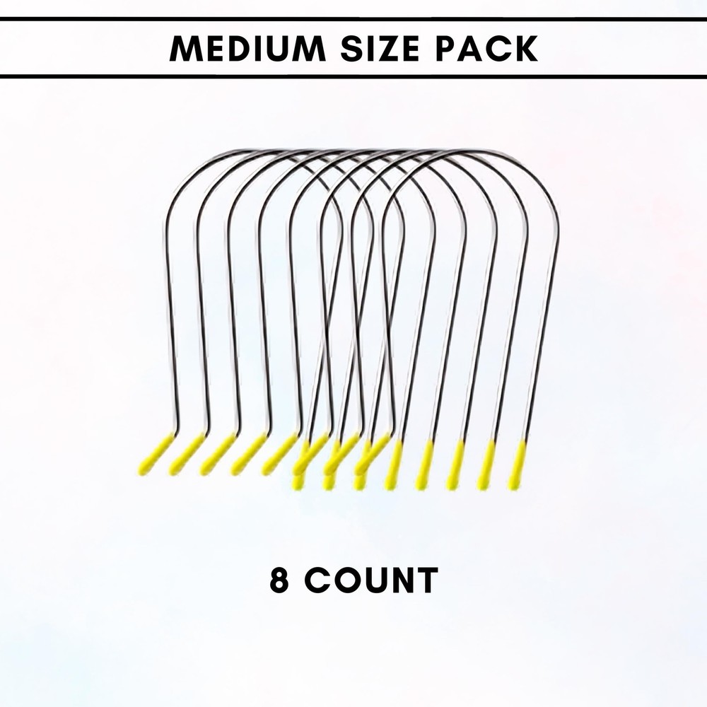 Sta-Rite Hot Roller Clips For Electric Rollers (Medium) Medium Yellow Tips