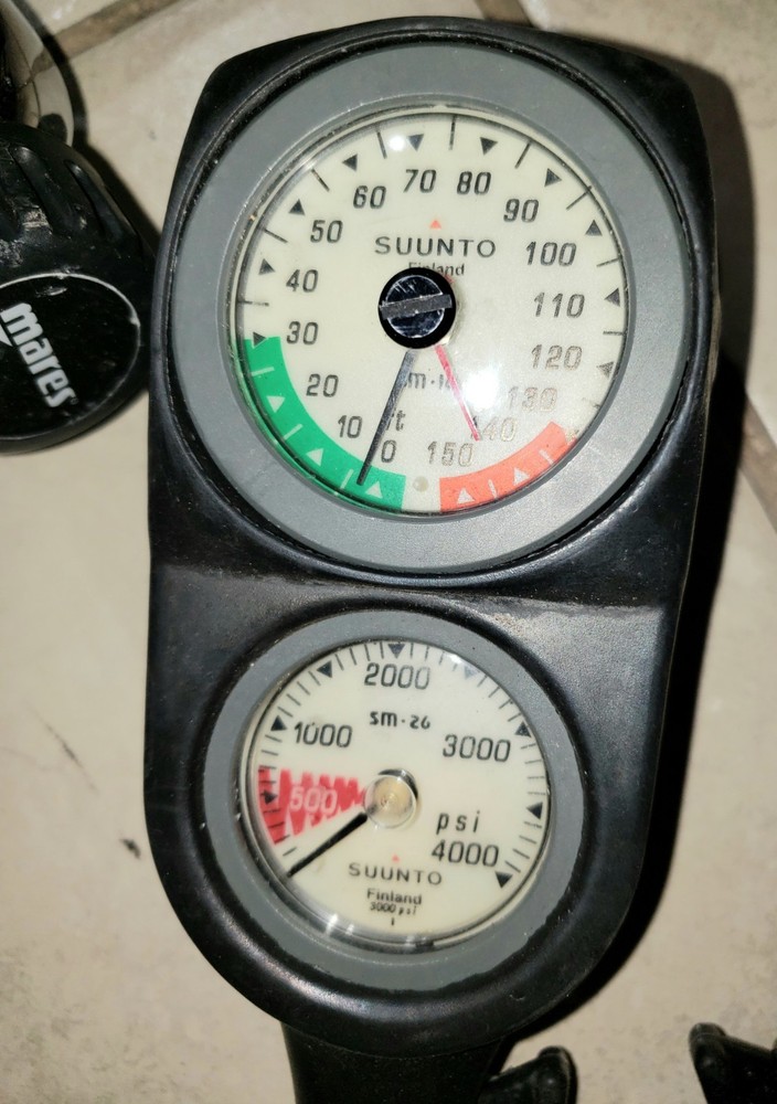 Suunto Scuba Diving Gauges Mares Regulator