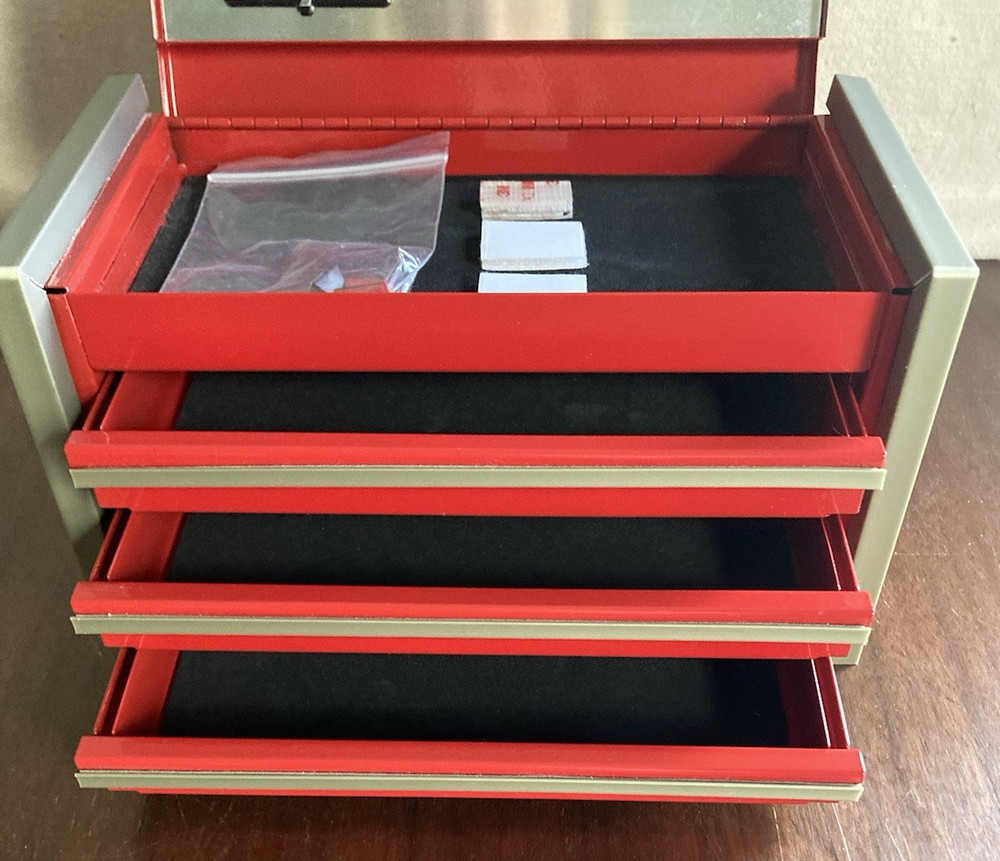 Snap-On Mini Micro Red Tool Box Top Chest