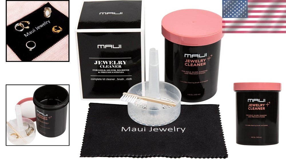 Ultimate Jewelry Cleaner Solution - Revive Gold & Silver with Complete Kit