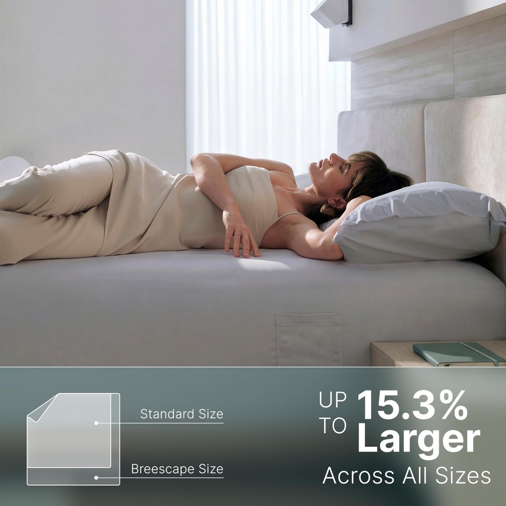 Cooling Sheets Queen Size - BlendTek Dry & Cool Technology Cooling Bed Sheets...