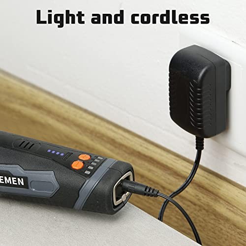 8V Handheld Tungsten Electrode Sharpener for TIG Welding - Rotary Tool with Flat
