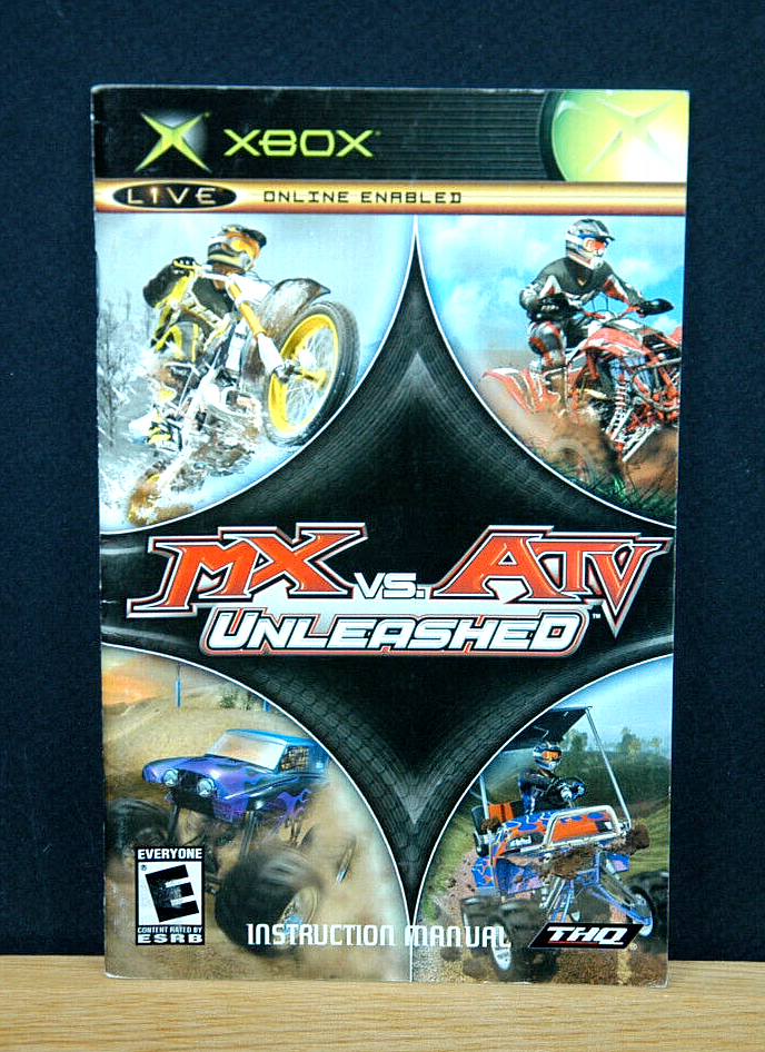 MX vs ATV Unleashed - Xbox - Manual Only