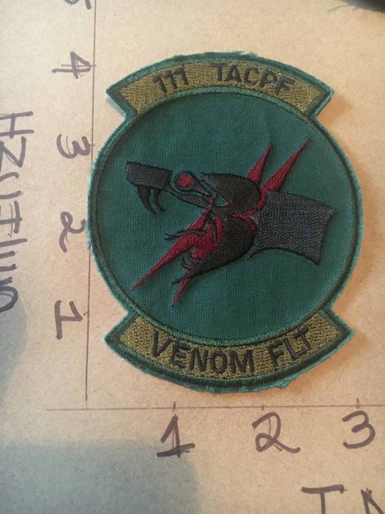 USAF 111th TACPF Squadron subdued patch 5/28/25