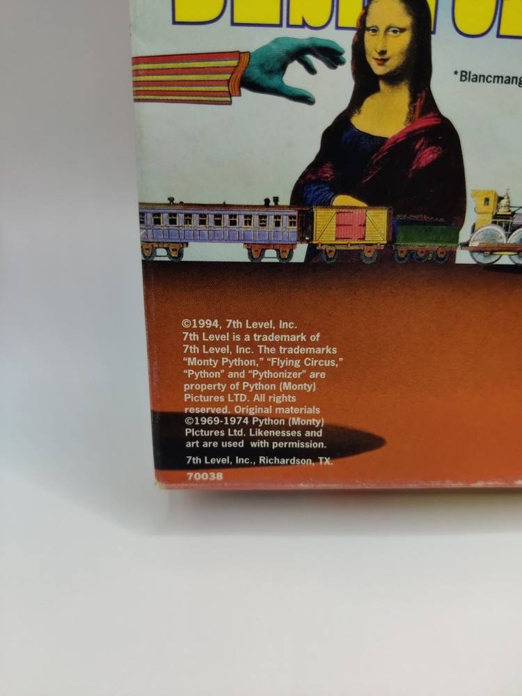 Monty Pythons Flying Circus Desktop Pythonizer PC 3.5'' Big Box Vtg Software