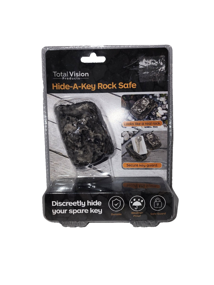 Hide a Key Rock Safe Outdoor ( Total Vision )  ( Never Opened )