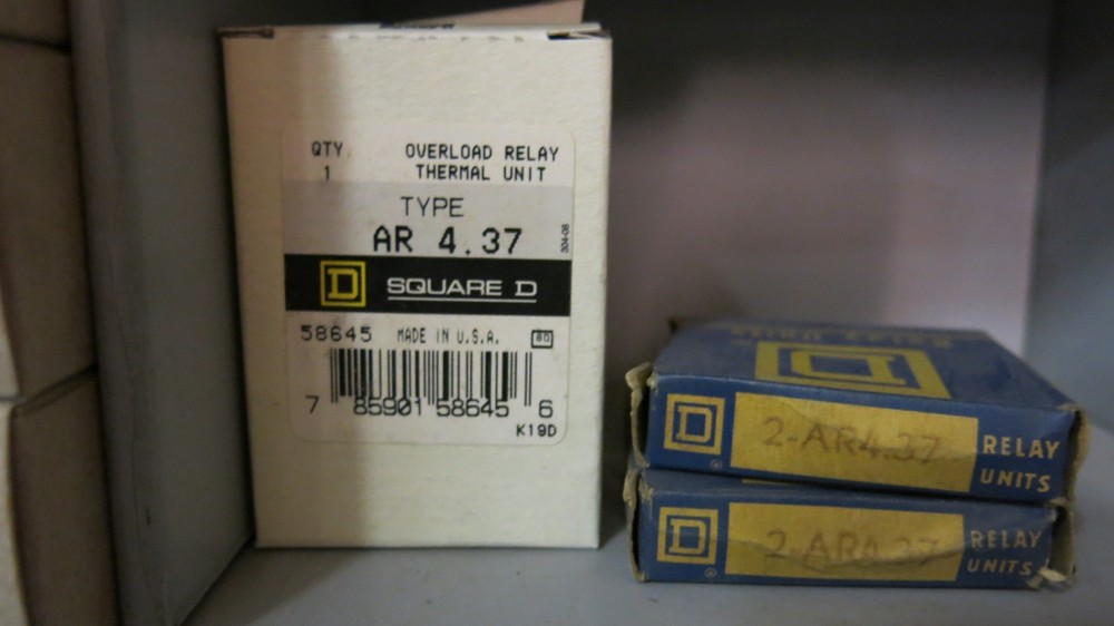 Square D AR4.37 Thermal Overload Relay NEW