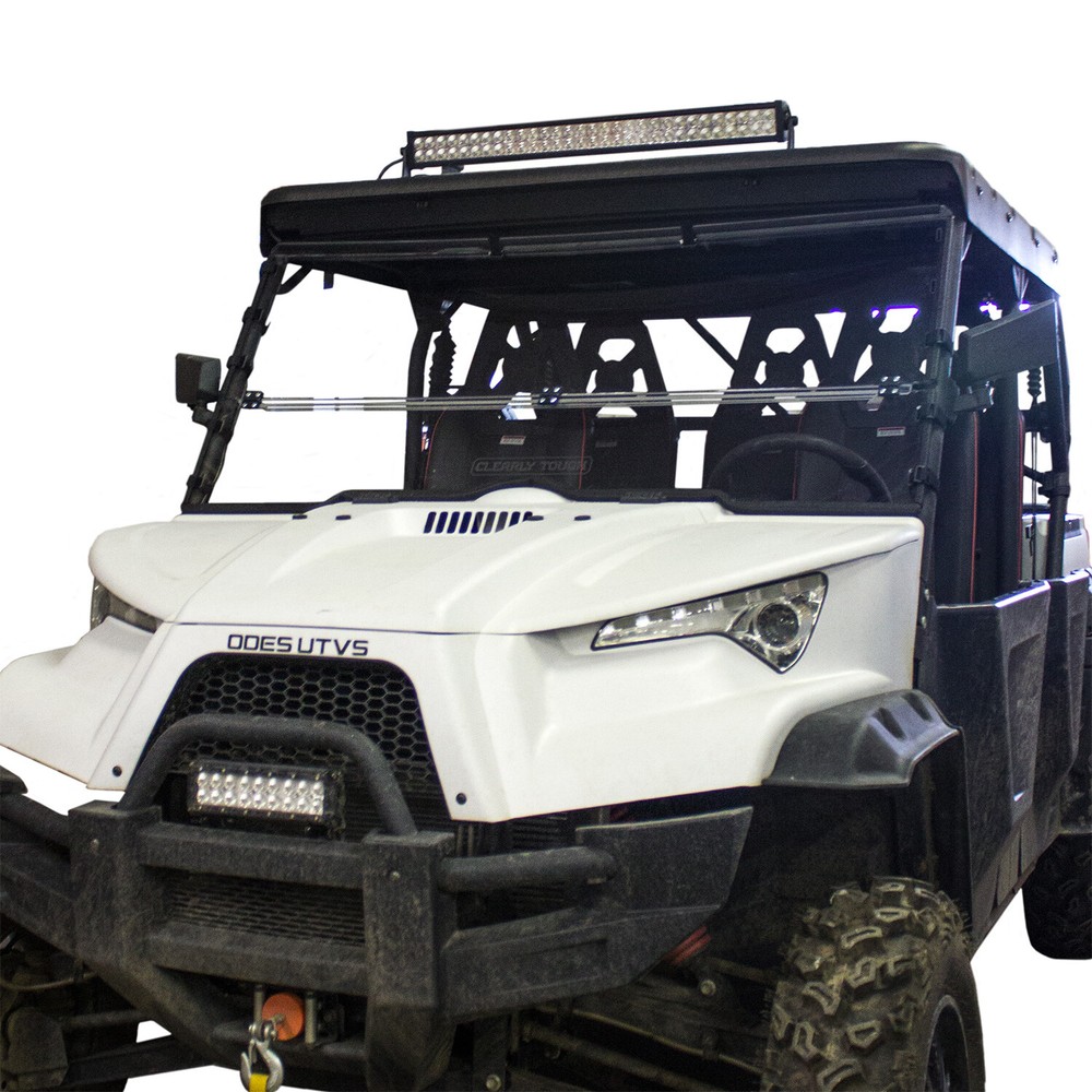 Clearly Tough Odes Dominator X Full Folding Windshield