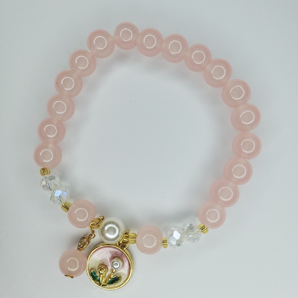 Hand crafted artisan unique gemstone bracelet