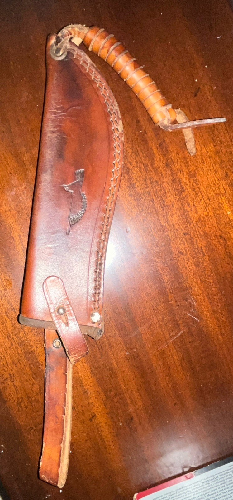 Olsen Knife Co. Elk-Hunter 2700-E hunting knife antler handle