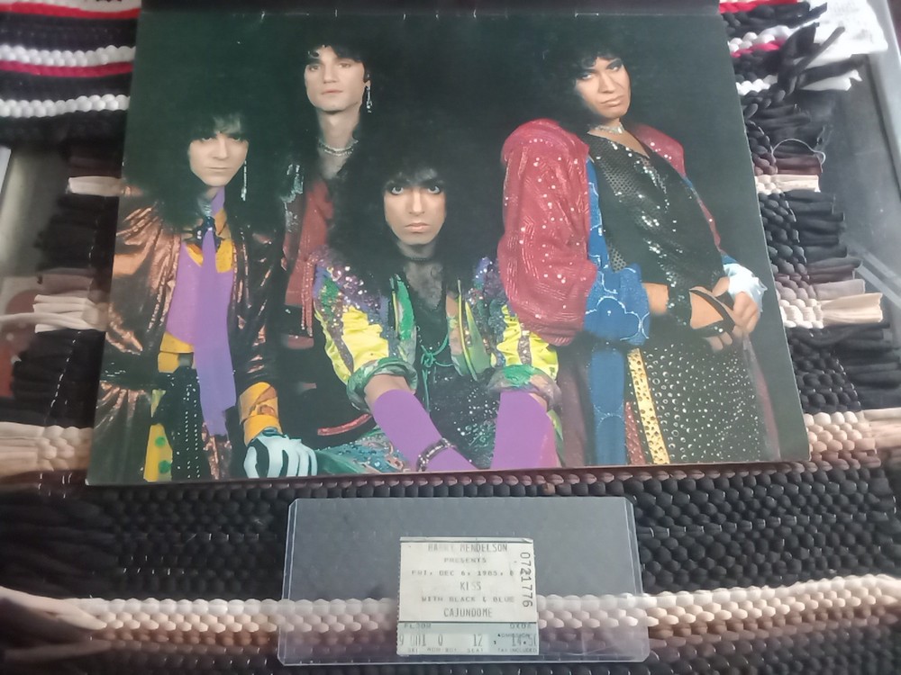 Kiss 💋 Ticket Stub History 🎸 Asylum Tour 12-6-85. Lafayette La,Cajundome.👀