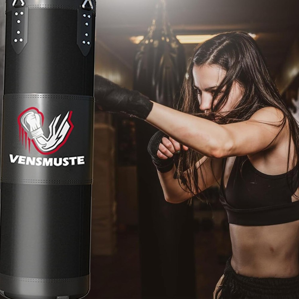 Professional 4FT Punching Bag Set - Includes 12OZ Gloves & Complete Training Kit